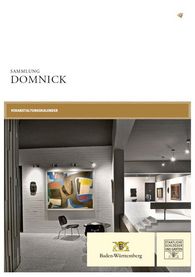 Titelbild des Jahresprogramms für Sammlung Domnick