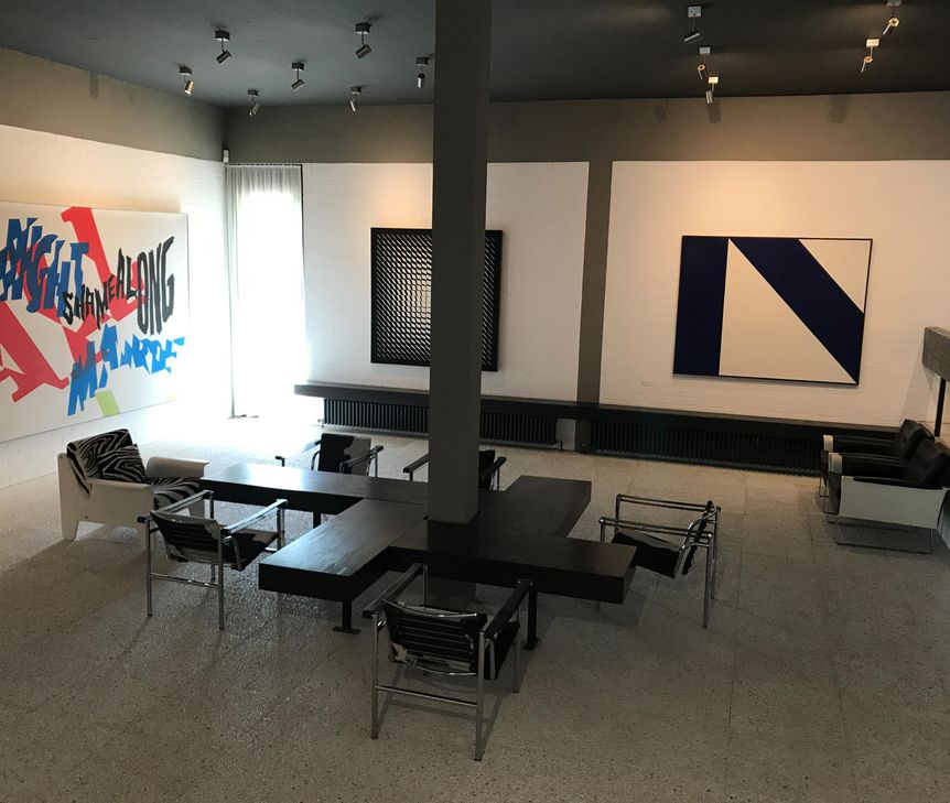 Sammlung Domnick, Hans Hartung Gemälde T 1948-18 («Formes noires») 1948, Foto: Staatsanzeiger für Baden-Württemberg, Anja Stangl 